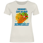 Alice Weidel T-Shirt 'Niemand geht an mein Schnitzel' Damen