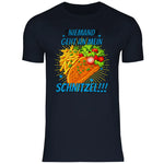 Alice Weidel T-Shirt 'Niemand geht an mein Schnitzel' Herren