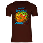 Alice Weidel T-Shirt 'Niemand geht an mein Schnitzel' Herren