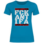 Anti Antifa T-Shirt 'FCK Antifa' Damen