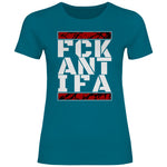 Anti Antifa T-Shirt 'FCK Antifa' Damen