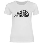 Anti Antifa T-Shirt 'We Hate Antifa' Damen