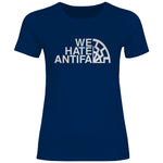 Anti Antifa T-Shirt 'We Hate Antifa' Damen