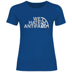 Anti Antifa T-Shirt 'We Hate Antifa' Damen