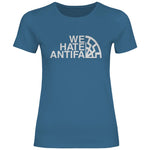 Anti Antifa T-Shirt 'We Hate Antifa' Damen