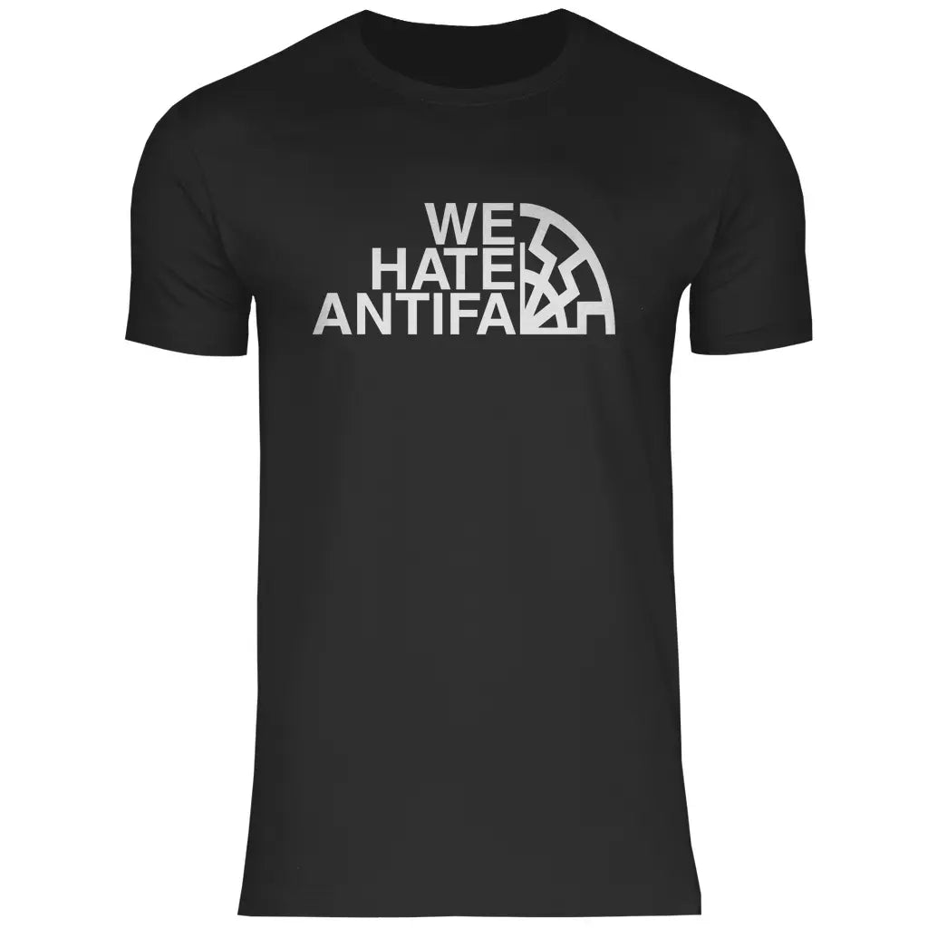 Anti Antifa T-Shirt 'We Hate Antifa' Herren