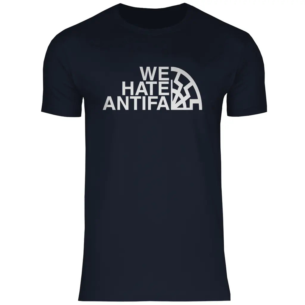 Anti Antifa T-Shirt 'We Hate Antifa' Herren