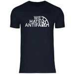 Anti Antifa T-Shirt 'We Hate Antifa' Herren