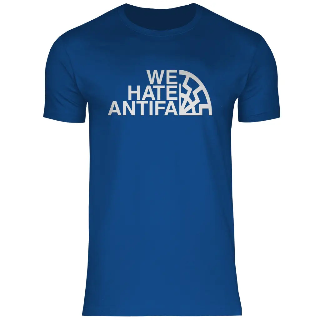 Anti Antifa T-Shirt 'We Hate Antifa' Herren