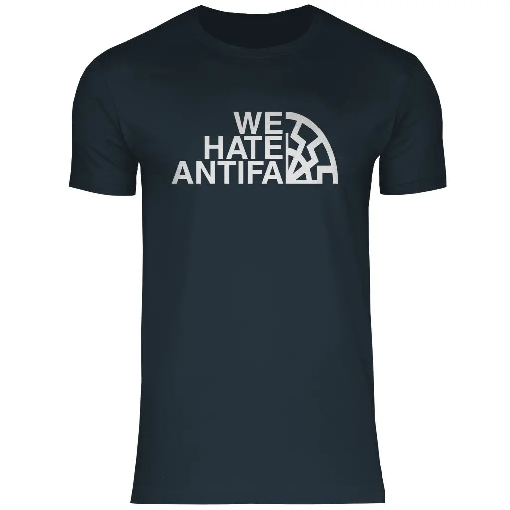 Anti Antifa T-Shirt 'We Hate Antifa' Herren