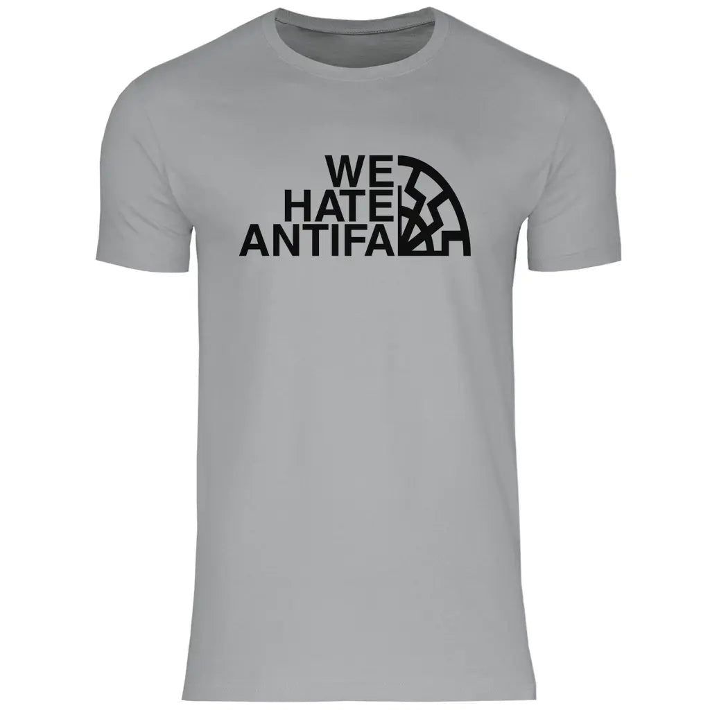 Anti Antifa T-Shirt 'We Hate Antifa' Herren