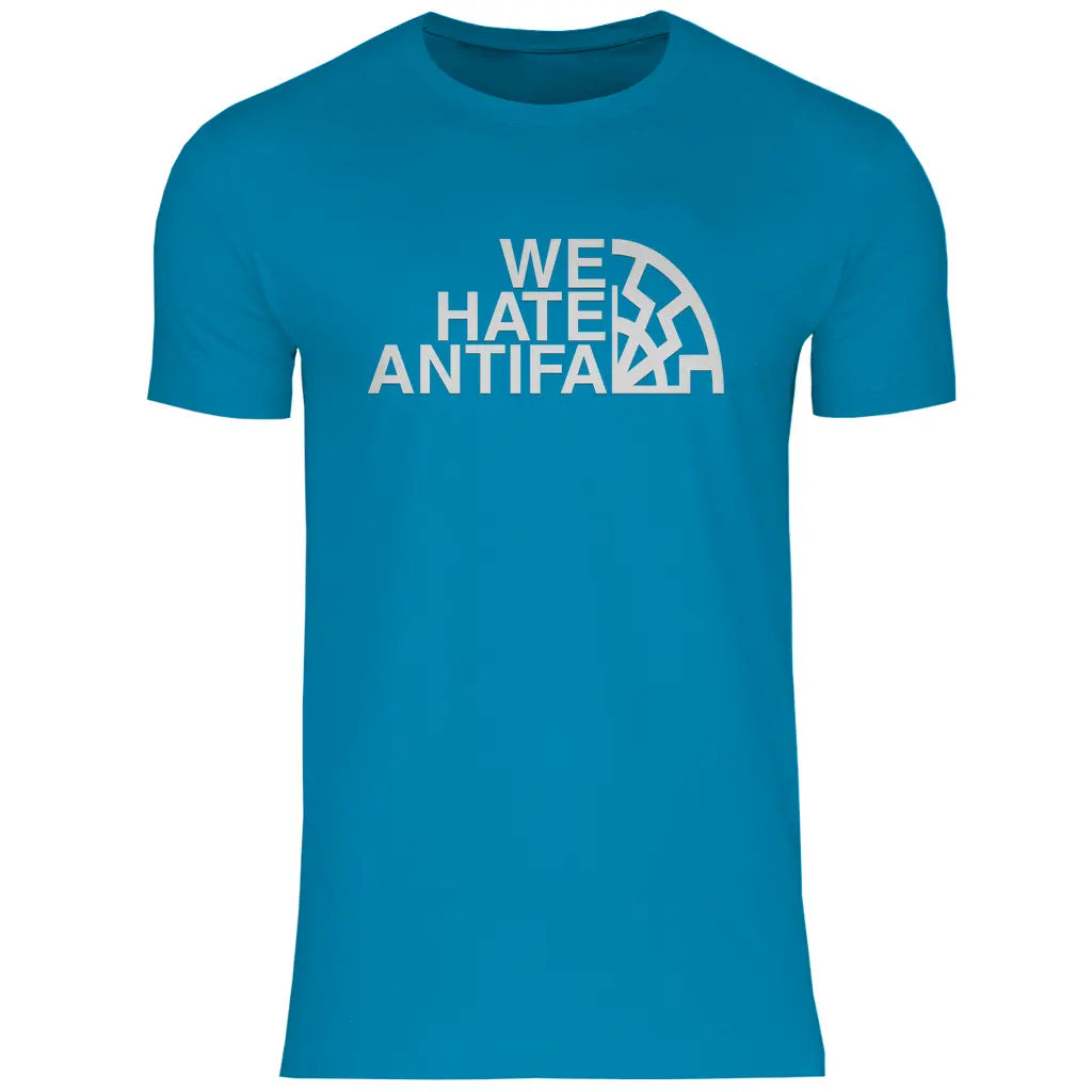 Anti Antifa T-Shirt 'We Hate Antifa' Herren