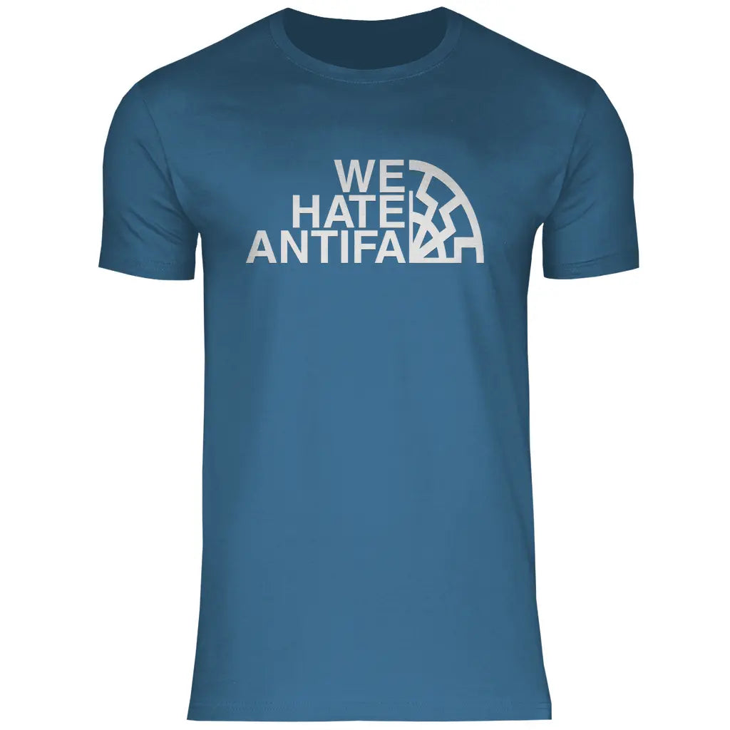 Anti Antifa T-Shirt 'We Hate Antifa' Herren