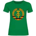 DDR T-Shirt 'DDR Wappen' Damen PatriotenPrint