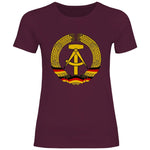 DDR T-Shirt 'DDR Wappen' Damen PatriotenPrint