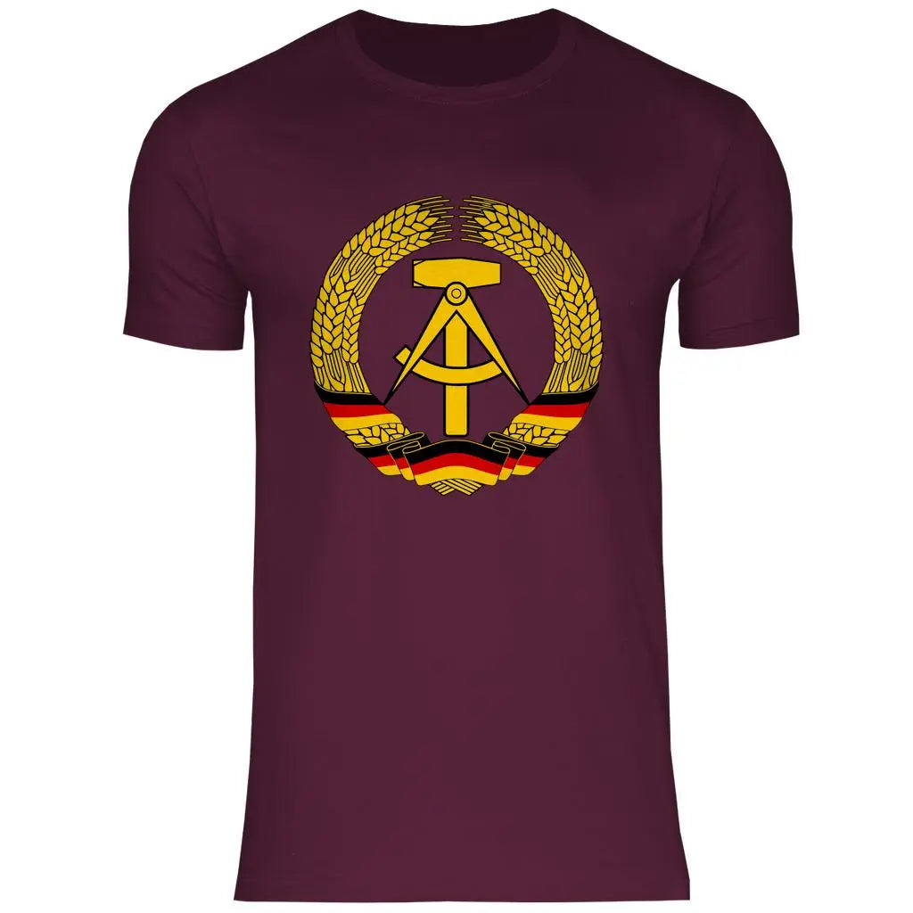 DDR T-Shirt 'DDR Wappen' Herren PatriotenPrint