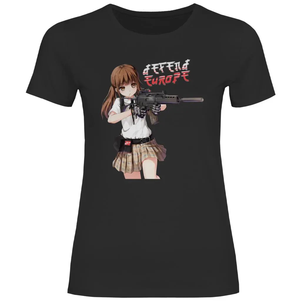 Defend Europe T-Shirt 'G36 Girl' Damen - PatriotenPrint