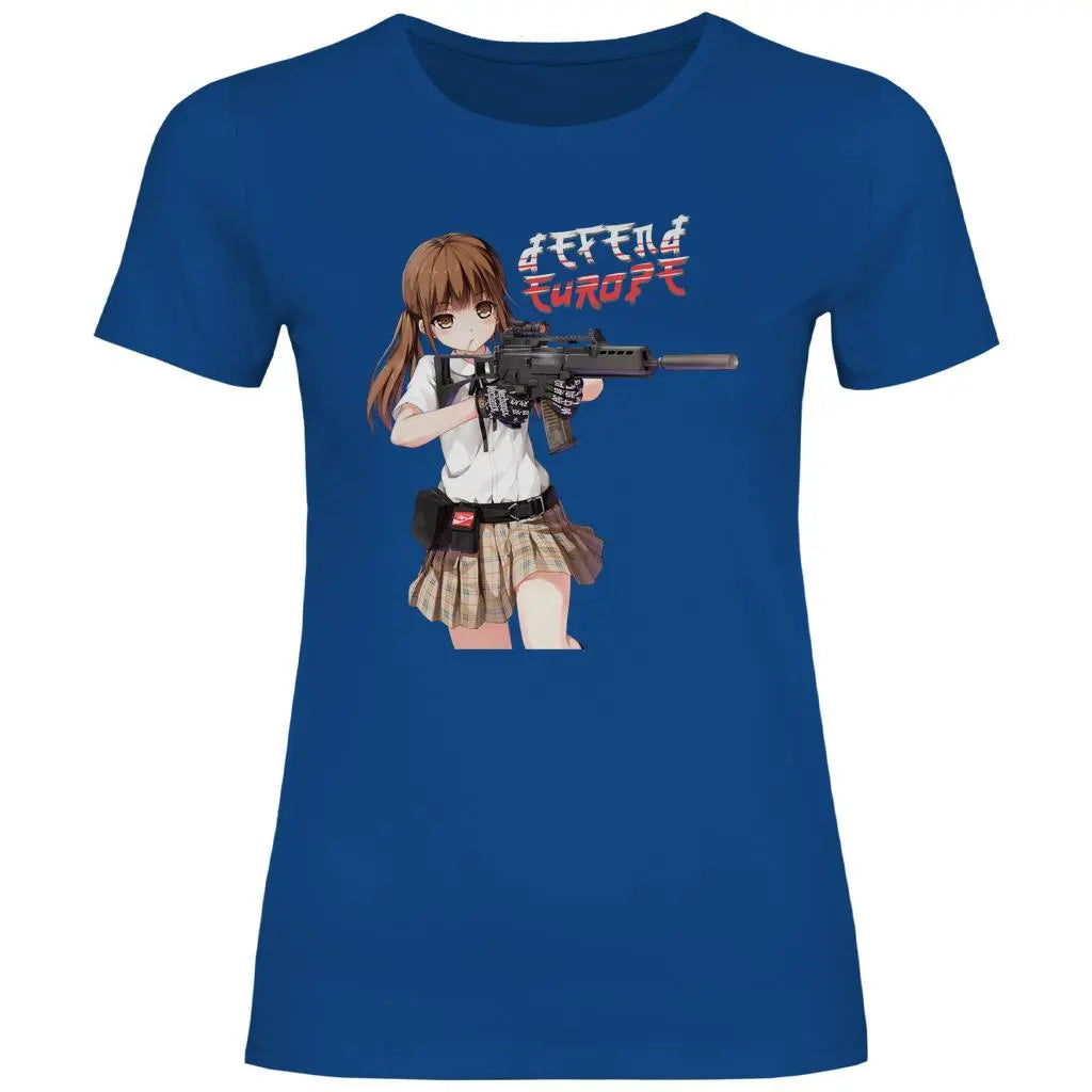 Defend Europe T-Shirt 'G36 Girl' Damen - PatriotenPrint
