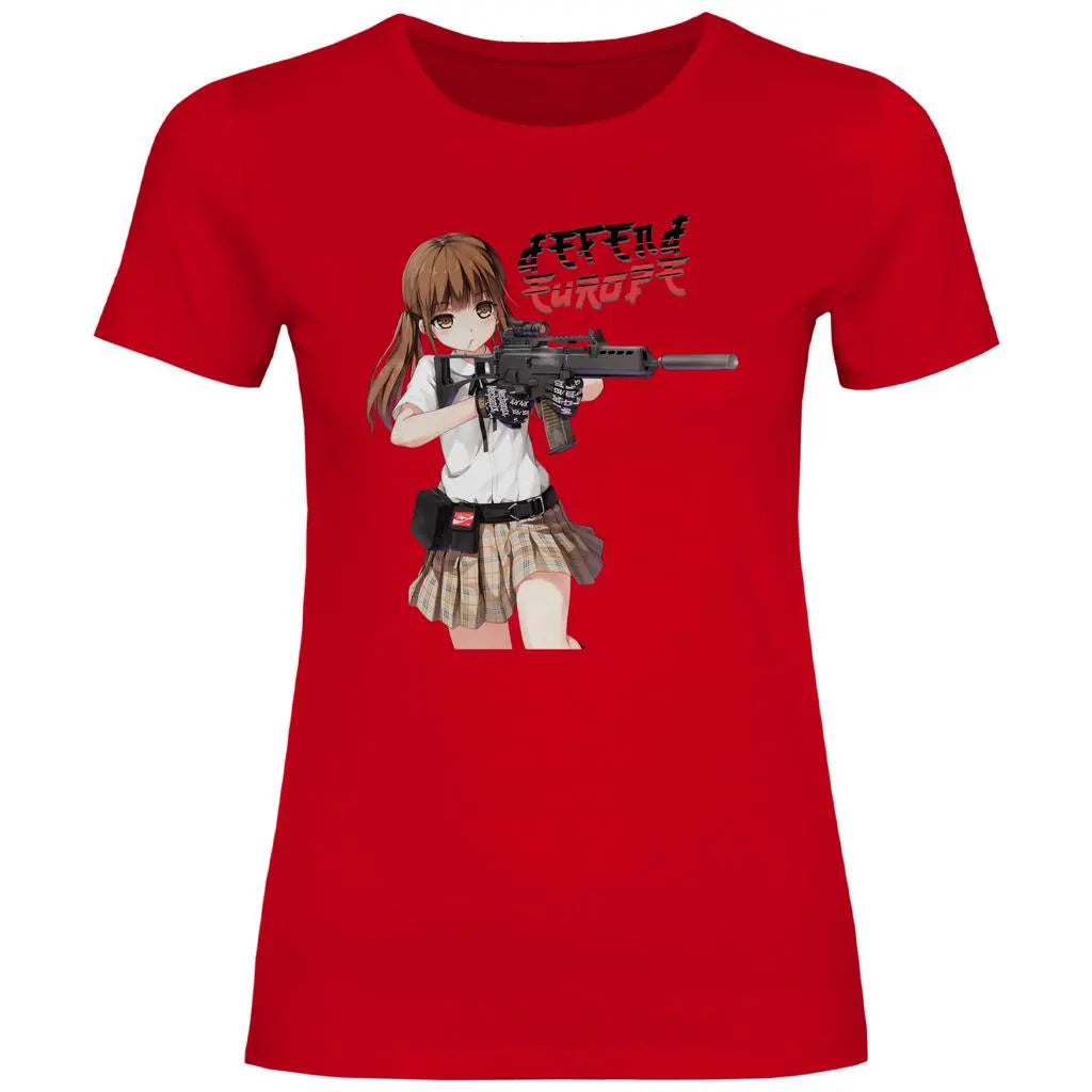 Defend Europe T-Shirt 'G36 Girl' Damen - PatriotenPrint