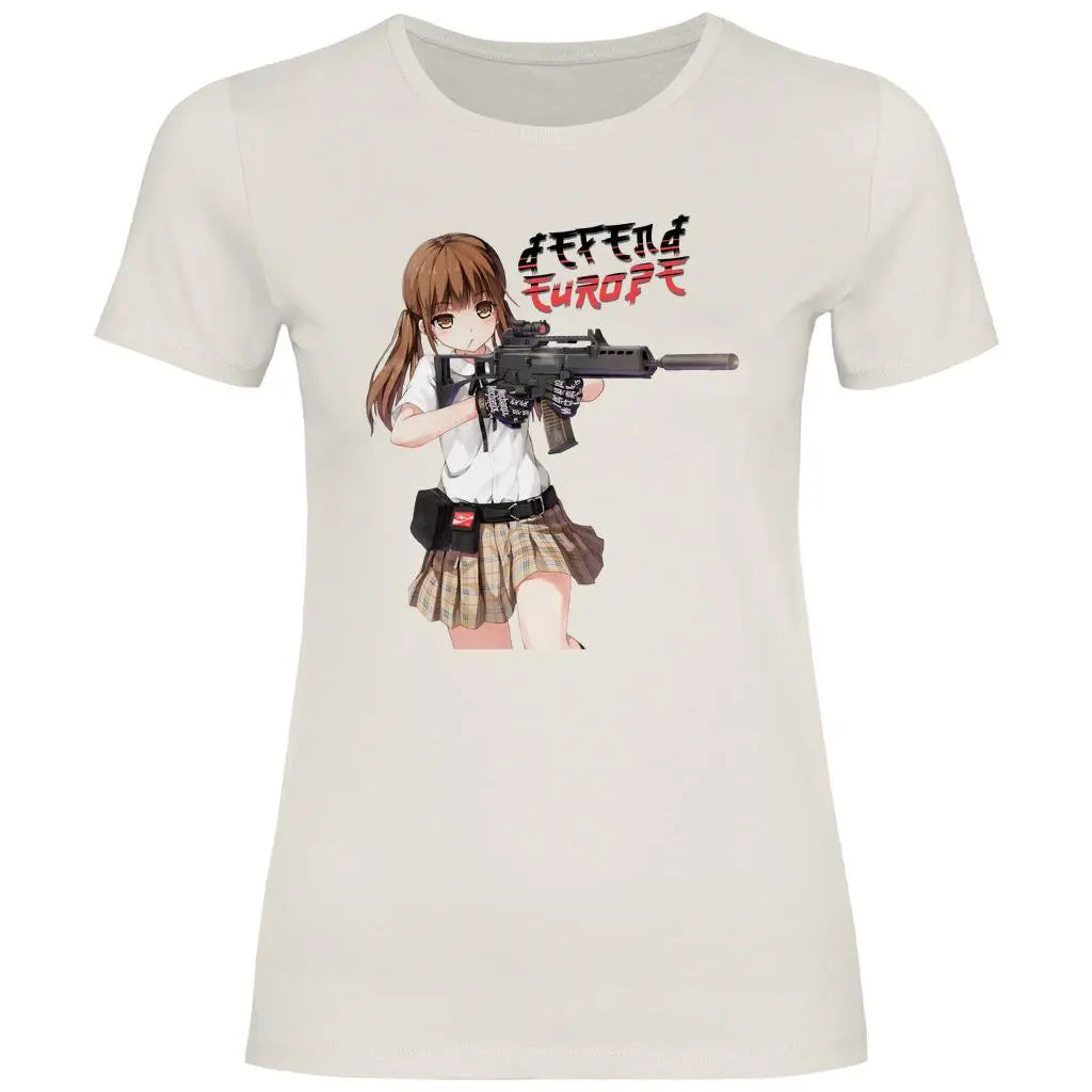 Defend Europe T-Shirt 'G36 Girl' Damen - PatriotenPrint