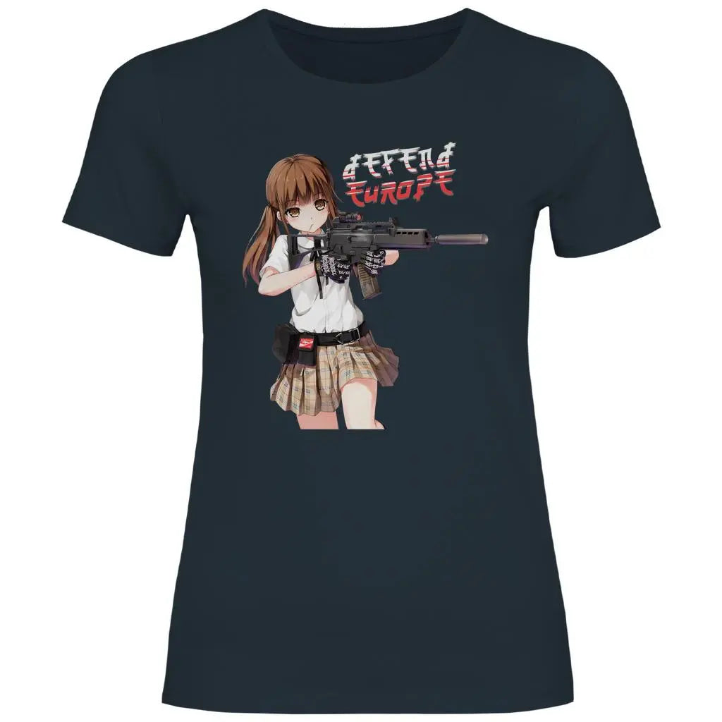 Defend Europe T-Shirt 'G36 Girl' Damen - PatriotenPrint