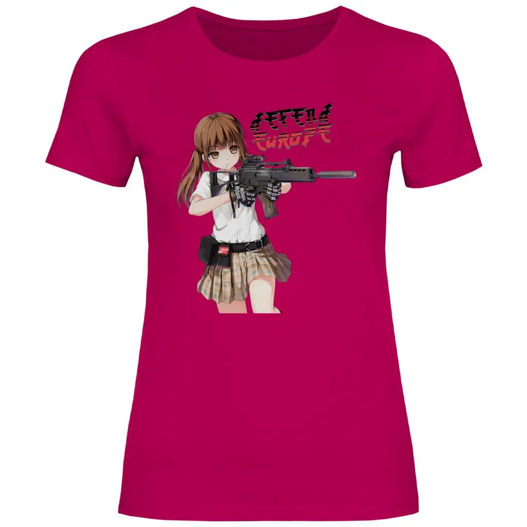 Defend Europe T-Shirt 'G36 Girl' Damen - PatriotenPrint