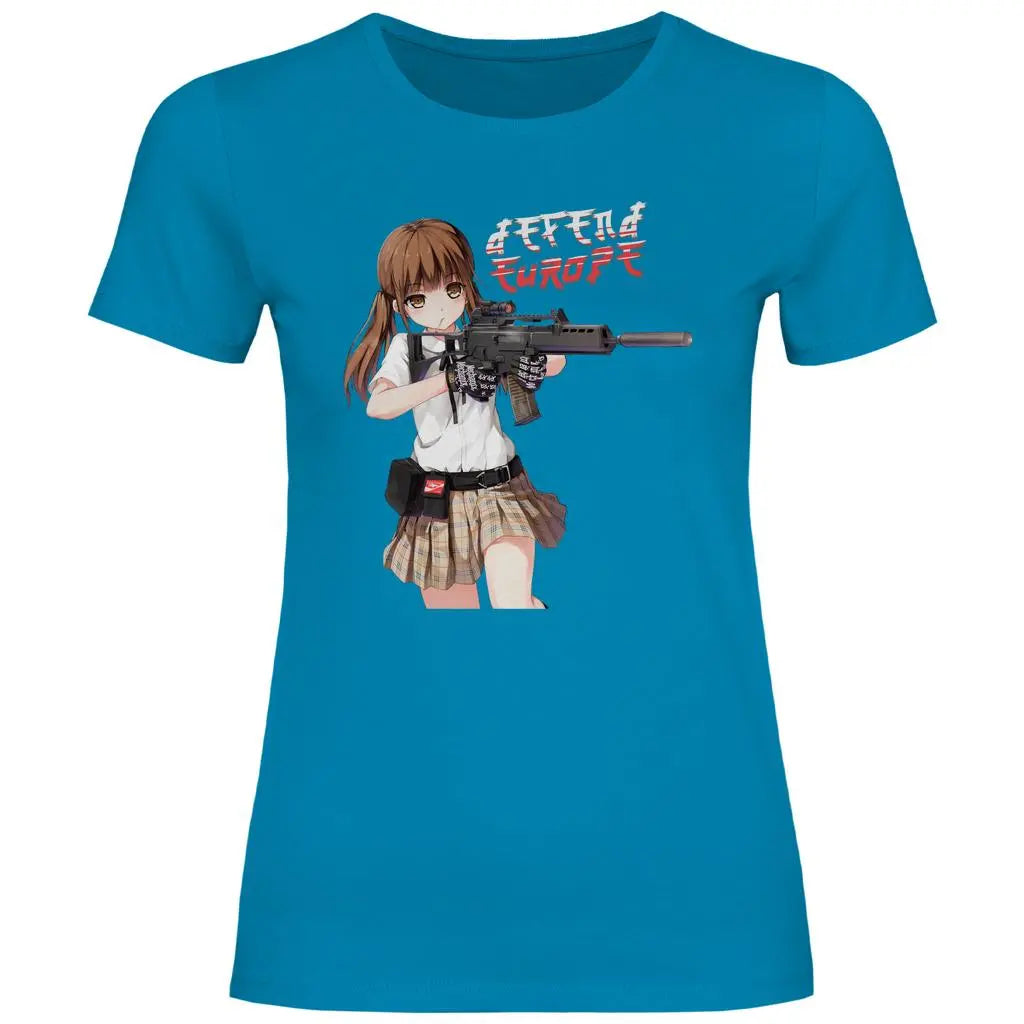 Defend Europe T-Shirt 'G36 Girl' Damen - PatriotenPrint