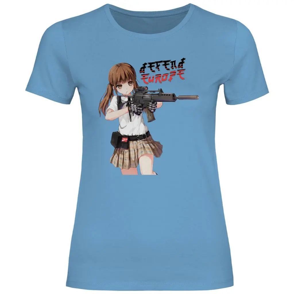 Defend Europe T-Shirt 'G36 Girl' Damen - PatriotenPrint