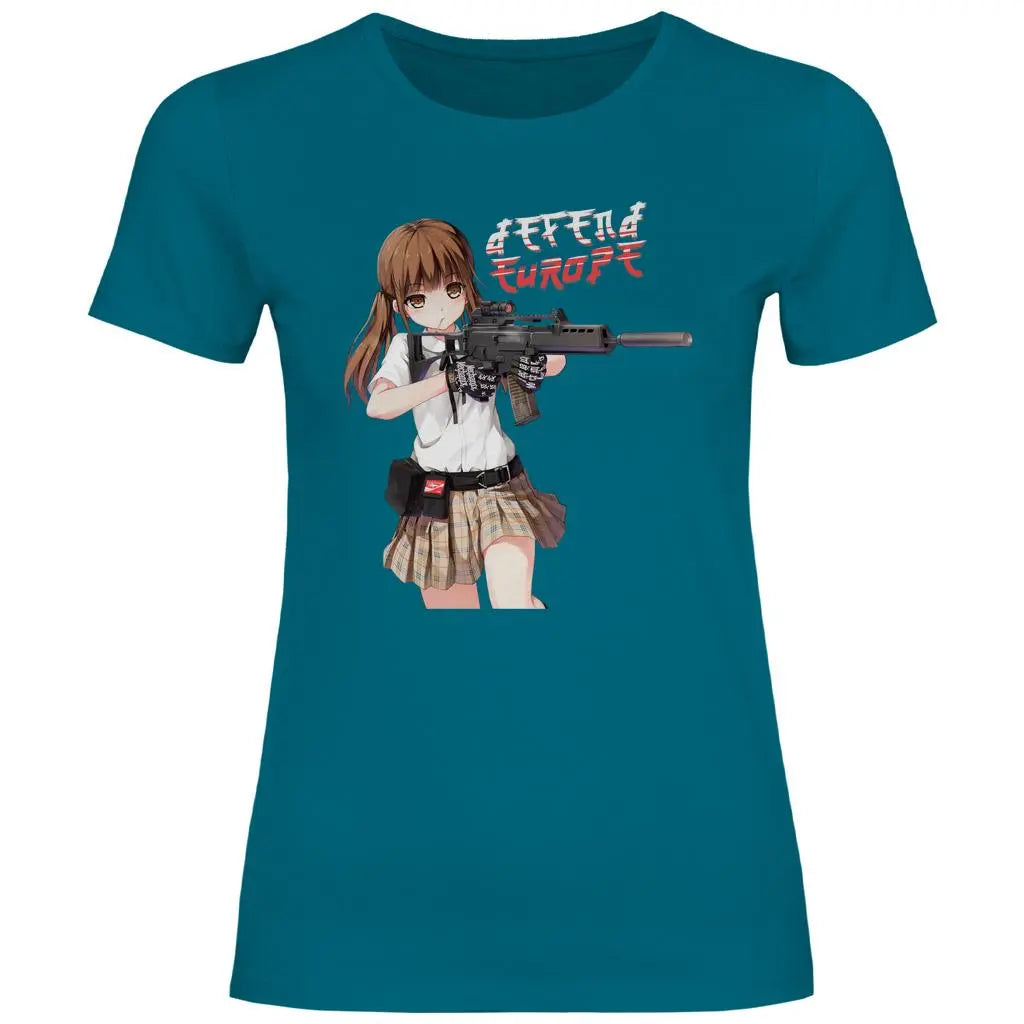 Defend Europe T-Shirt 'G36 Girl' Damen - PatriotenPrint