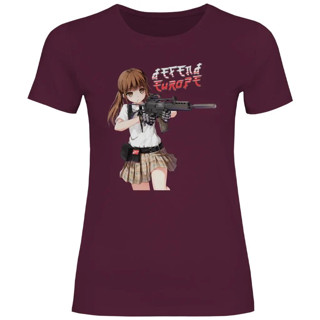 Defend Europe T-Shirt 'G36 Girl' Damen - PatriotenPrint