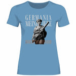 Deutschland T-Shirt 'Germania meine Liebe' Damen PatriotenPrint