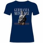 Deutschland T-Shirt 'Germania meine Liebe' Damen PatriotenPrint