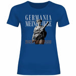 Deutschland T-Shirt 'Germania meine Liebe' Damen PatriotenPrint