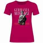 Deutschland T-Shirt 'Germania meine Liebe' Damen PatriotenPrint