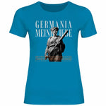 Deutschland T-Shirt 'Germania meine Liebe' Damen PatriotenPrint