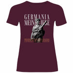 Deutschland T-Shirt 'Germania meine Liebe' Damen PatriotenPrint
