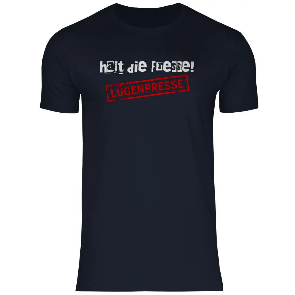 Deutschland T-Shirt 'Halt die Fresse! Lügenpresse' - PatriotenPrint