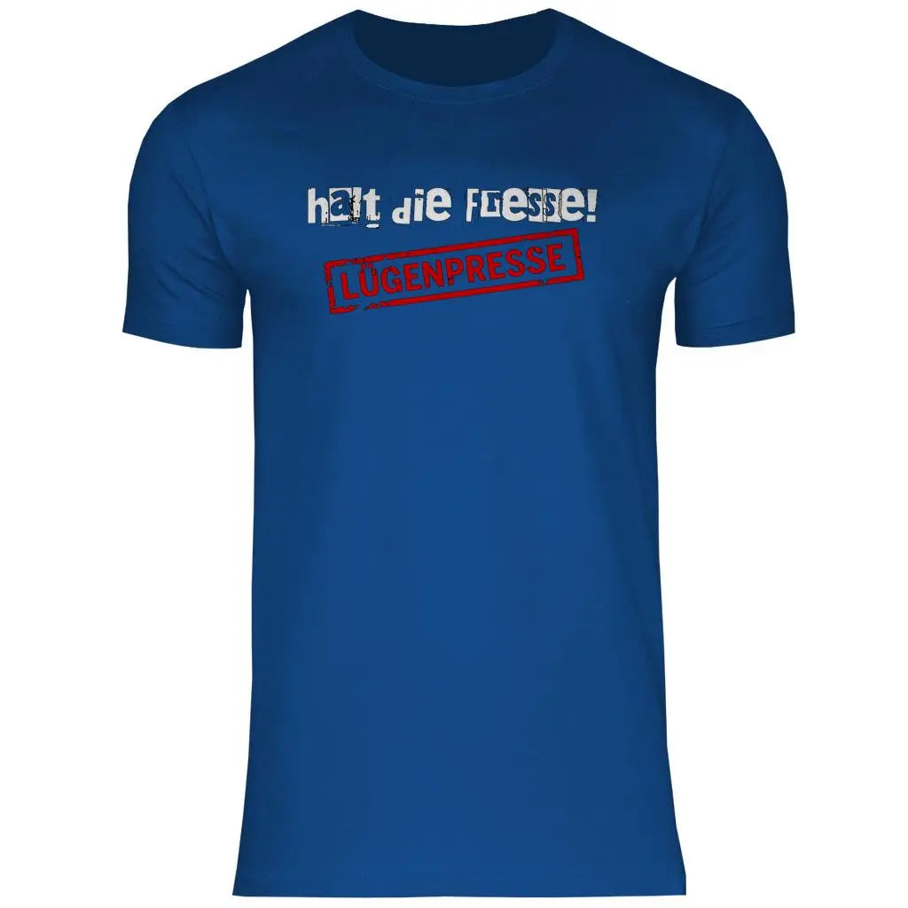Deutschland T-Shirt 'Halt die Fresse! Lügenpresse' - PatriotenPrint