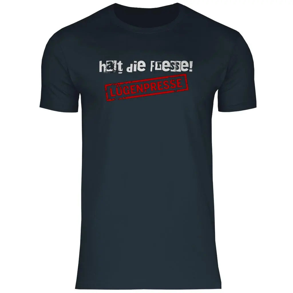 Deutschland T-Shirt 'Halt die Fresse! Lügenpresse' - PatriotenPrint
