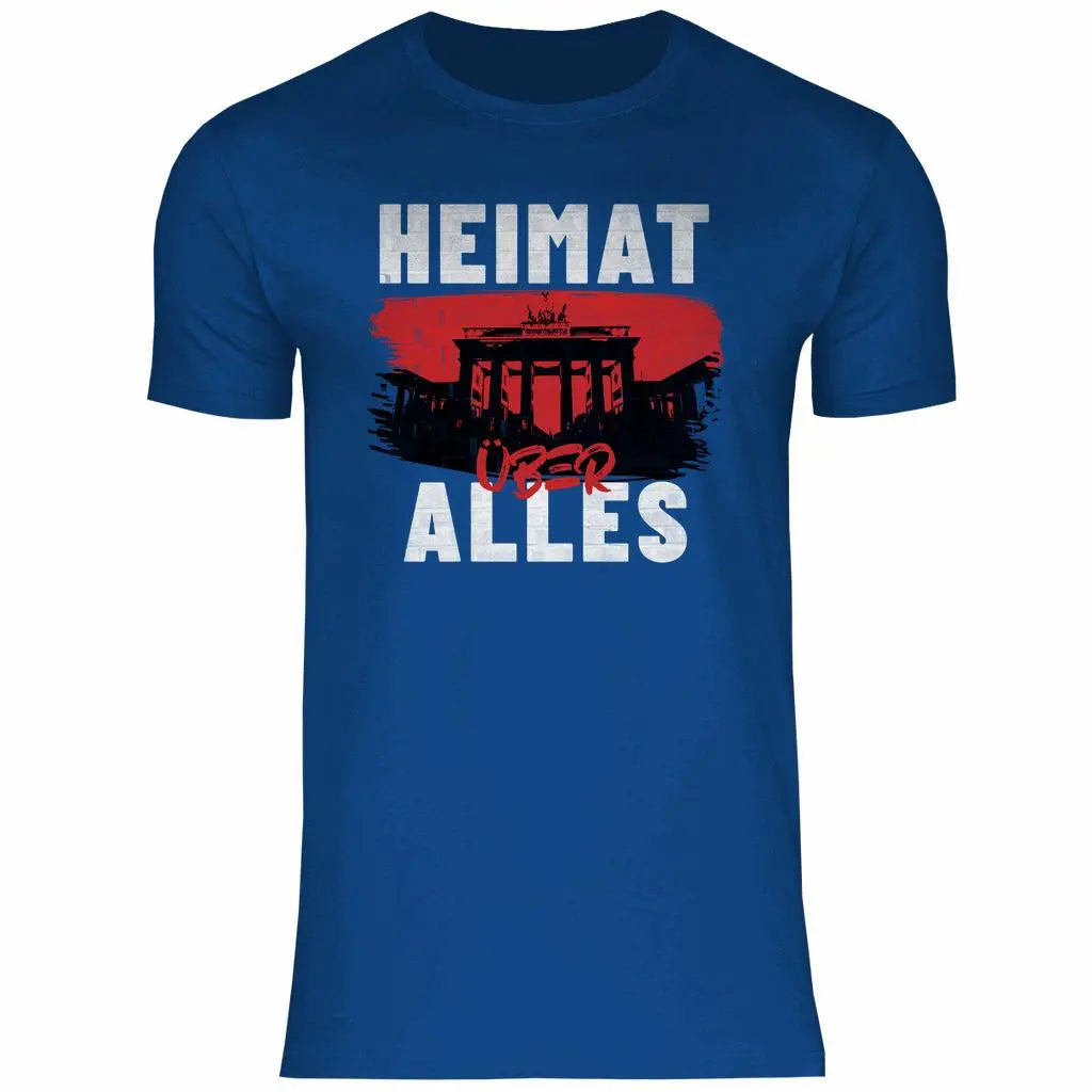 Deutschland T-Shirt 'Heimat über Alles' Herren PatriotenPrint