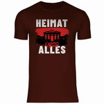 Deutschland T-Shirt 'Heimat über Alles' Herren PatriotenPrint