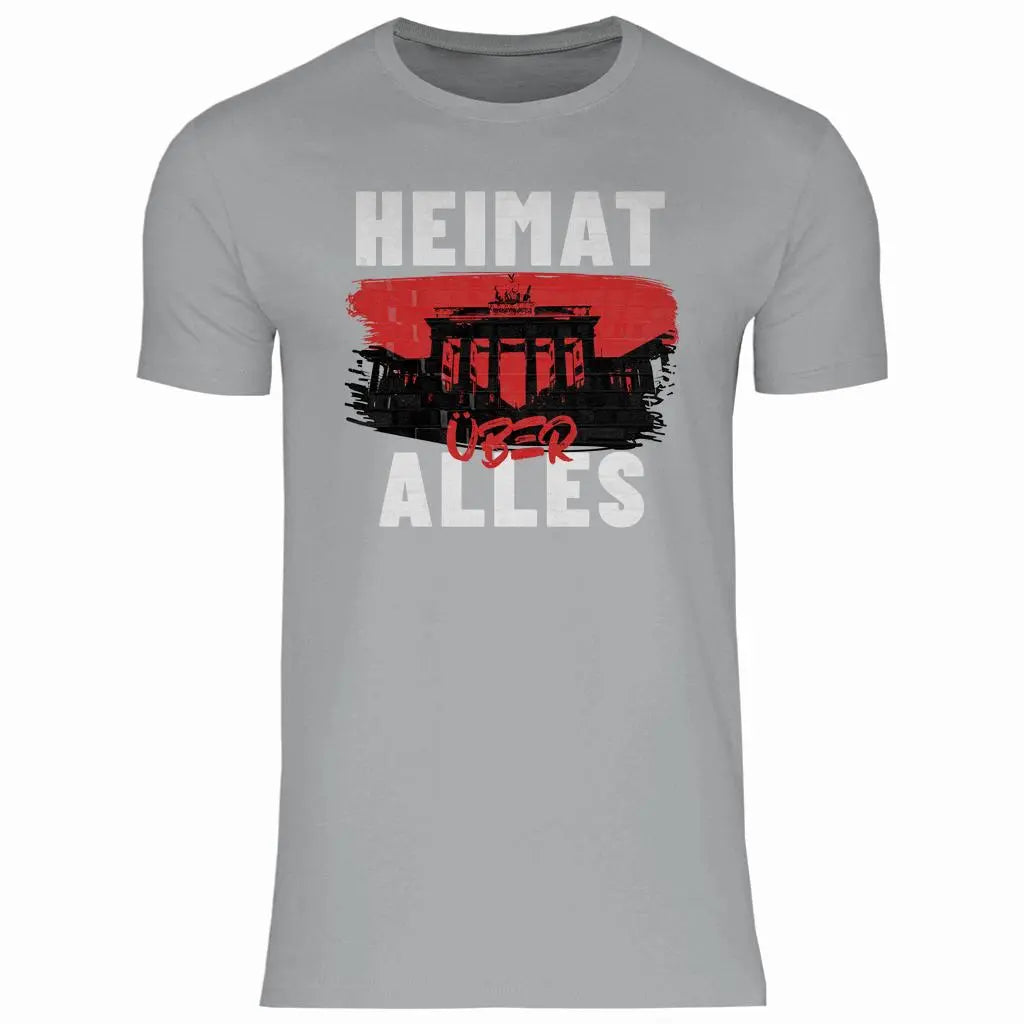 Deutschland T-Shirt 'Heimat über Alles' Herren PatriotenPrint