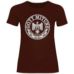 Eisernes Kreuz T-Shirt 'Gott Mit Uns' Damen PatriotenPrint