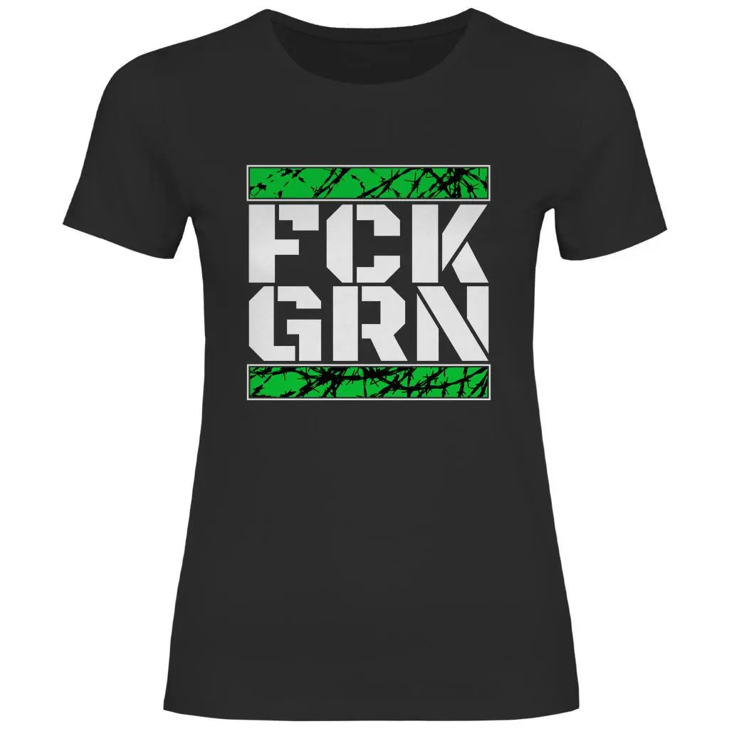 FCK GRN T-Shirt Damen PatriotenPrint