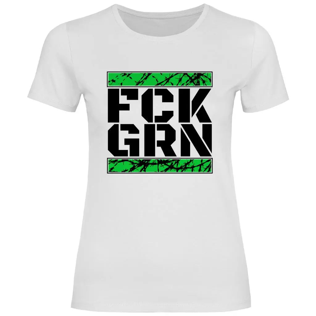 FCK GRN T-Shirt Damen PatriotenPrint