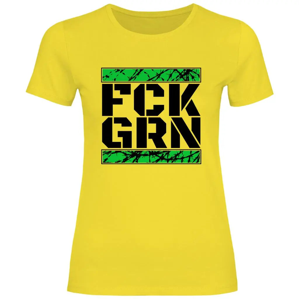 FCK GRN T-Shirt Damen PatriotenPrint
