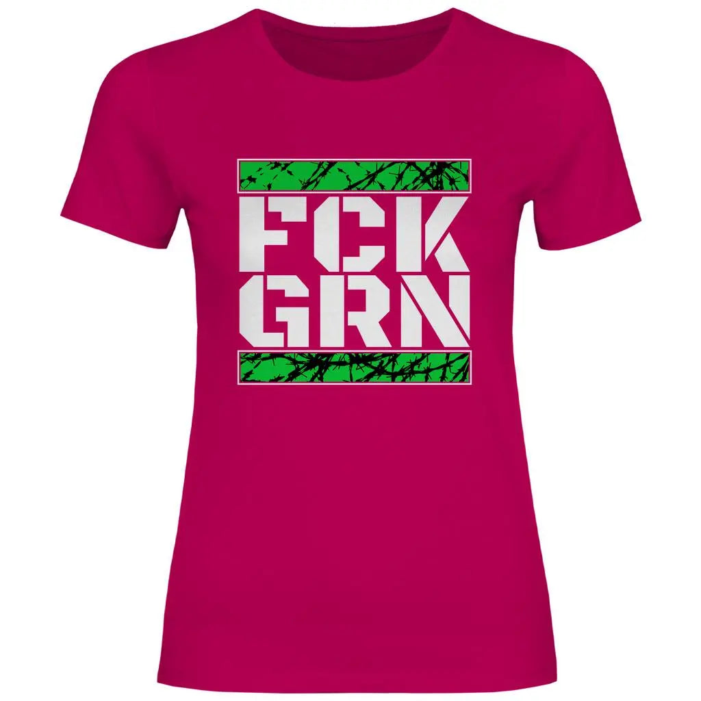 FCK GRN T-Shirt Damen PatriotenPrint