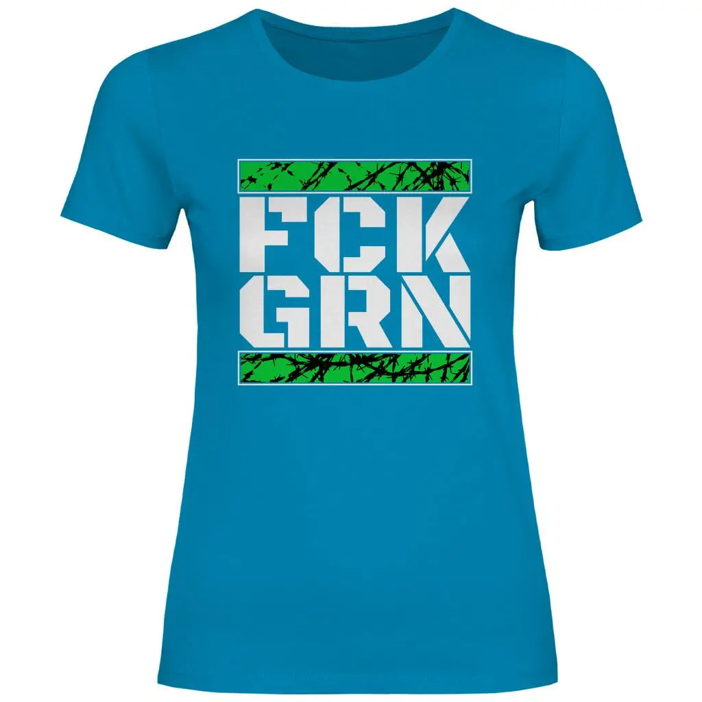 FCK GRN T-Shirt Damen PatriotenPrint
