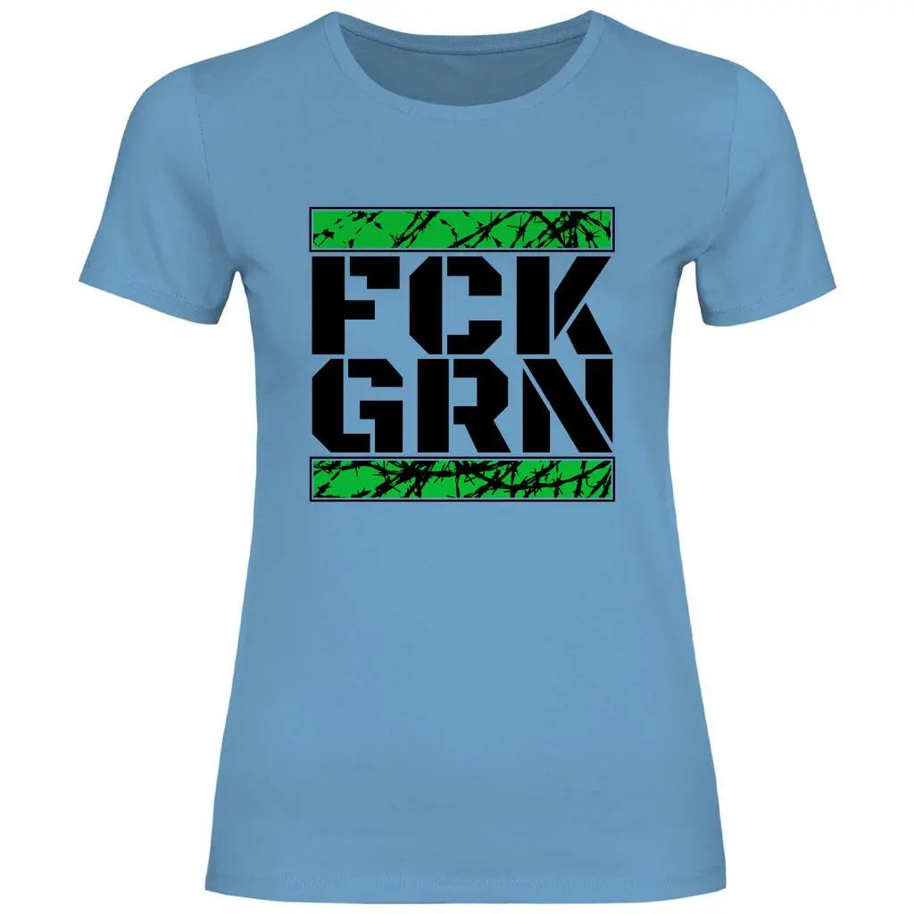 FCK GRN T-Shirt Damen PatriotenPrint