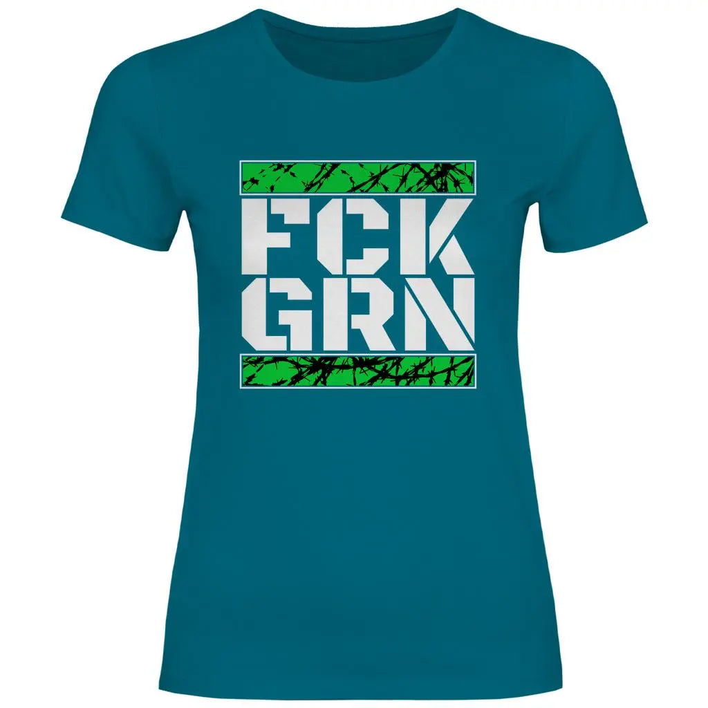 FCK GRN T-Shirt Damen PatriotenPrint